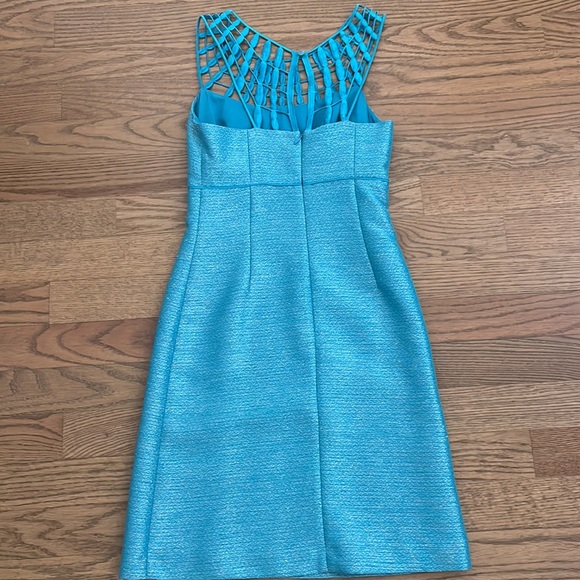 Antonio Melani size 0 Turquoise blue dress - Picture 7 of 8